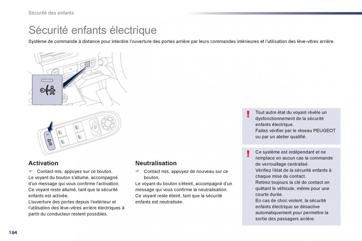 Peugeot 508 manuel du proprietaire / page 166