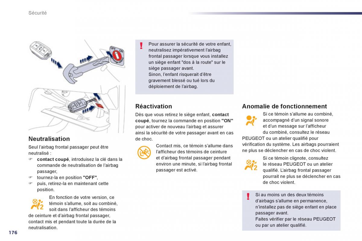 Peugeot 508 manuel du proprietaire / page 178