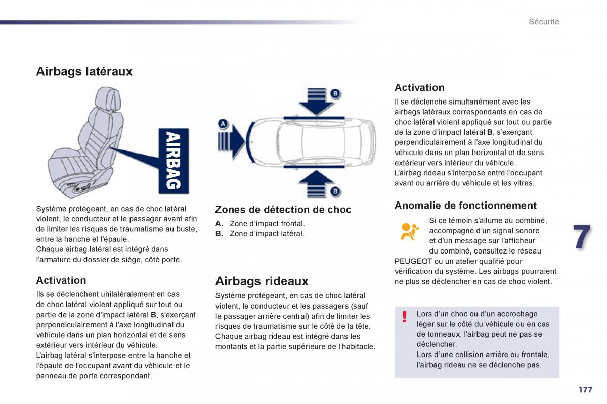 Peugeot 508 manuel du proprietaire / page 179