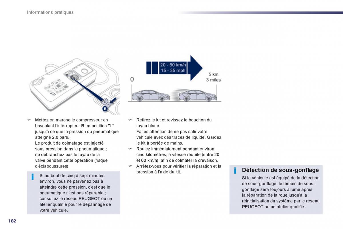 Peugeot 508 manuel du proprietaire / page 184