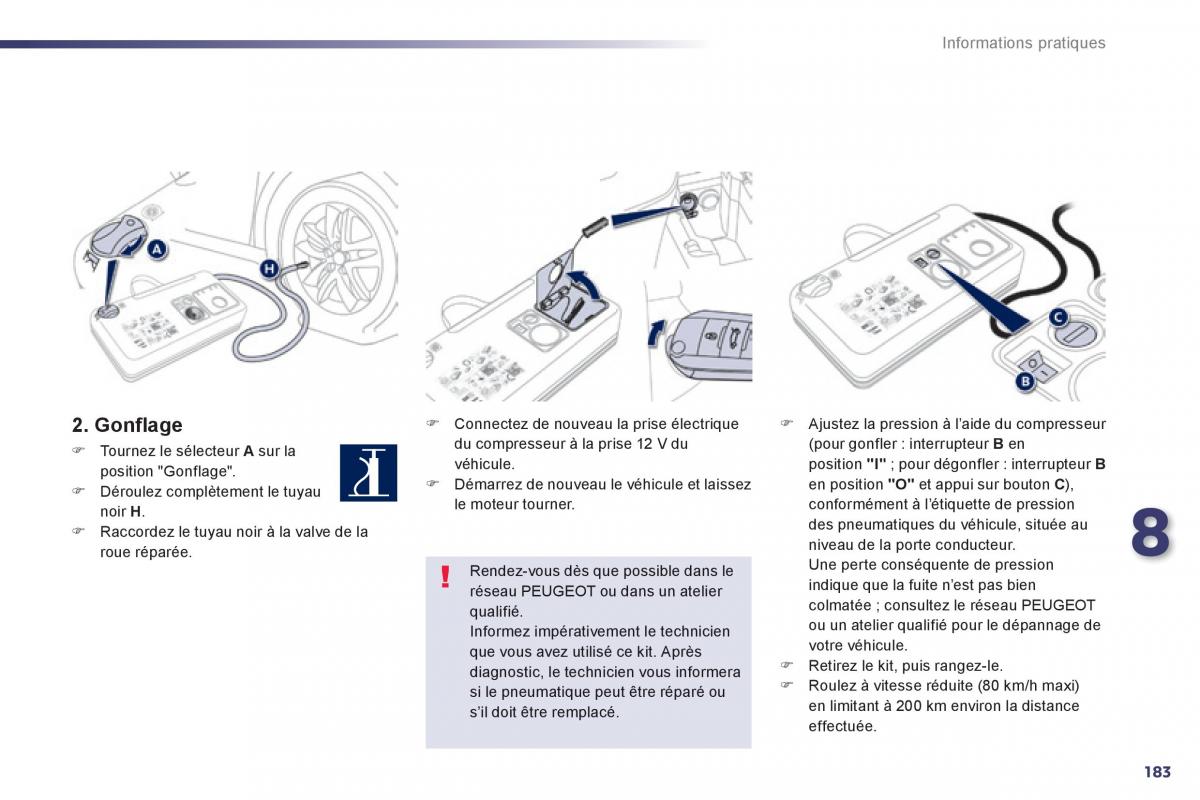 Peugeot 508 manuel du proprietaire / page 185