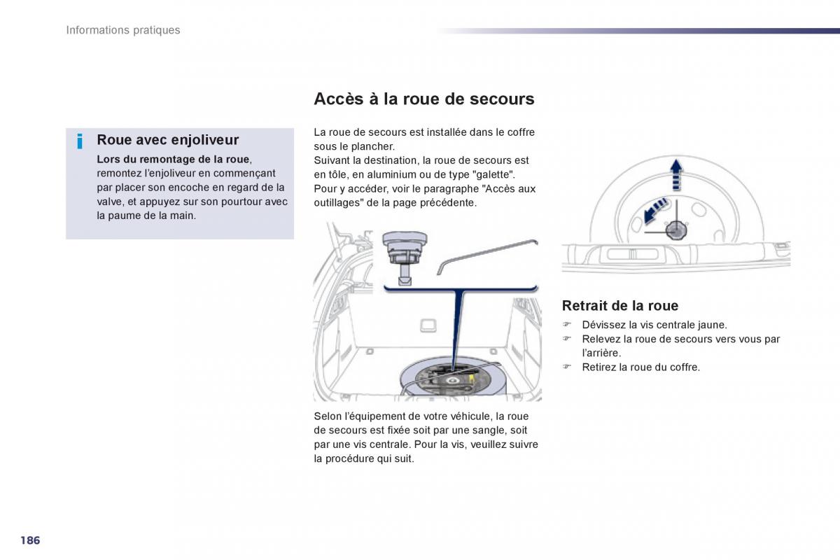 Peugeot 508 manuel du proprietaire / page 188