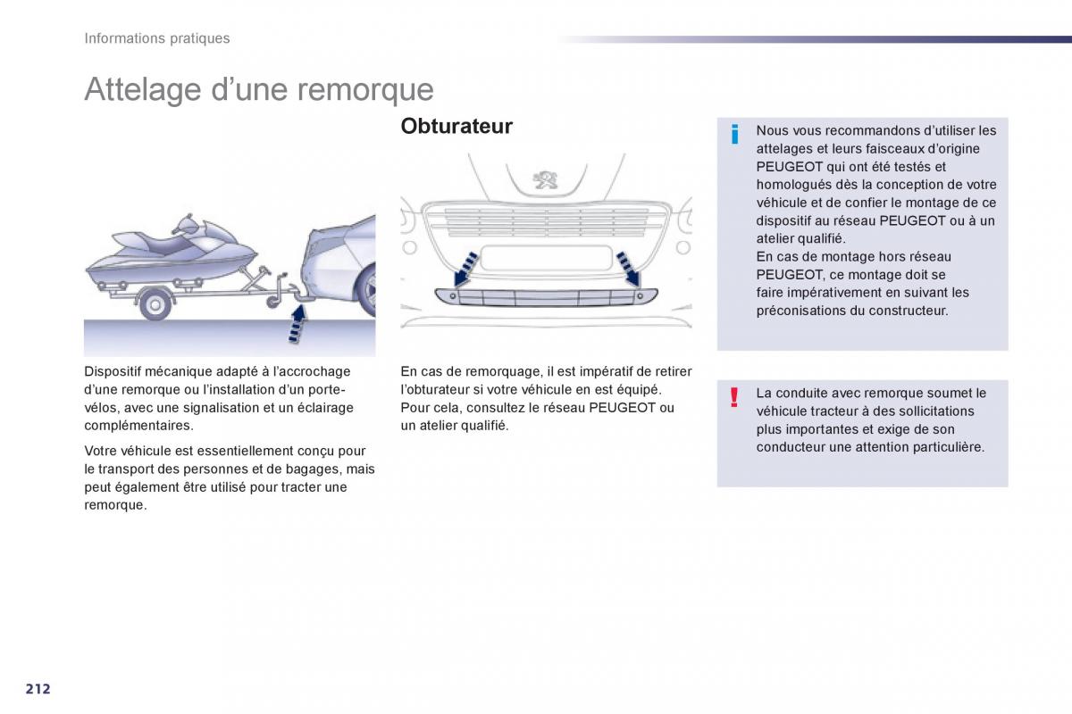 Peugeot 508 manuel du proprietaire / page 214