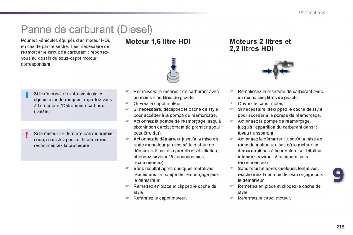 Peugeot 508 manuel du proprietaire / page 221