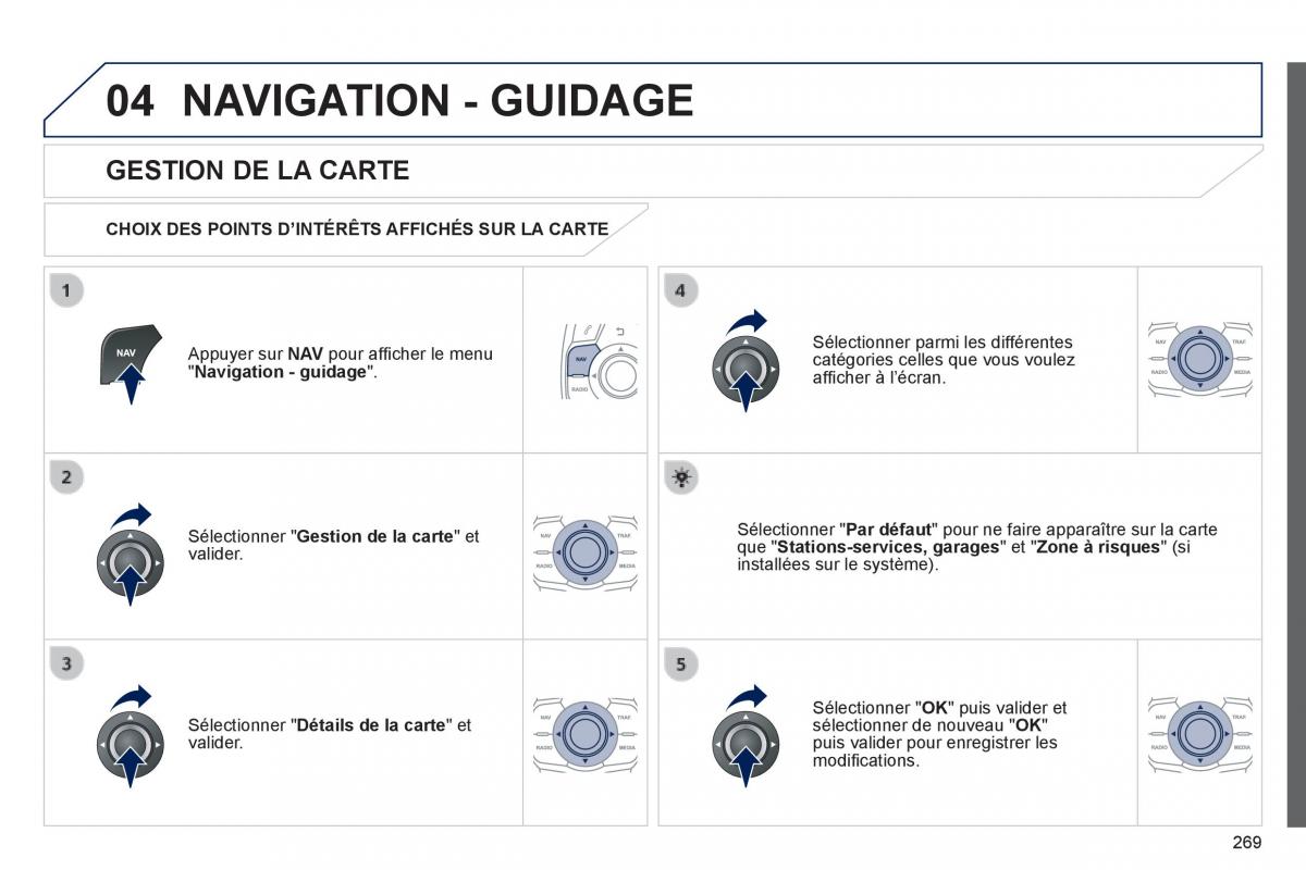 Peugeot 508 manuel du proprietaire / page 271