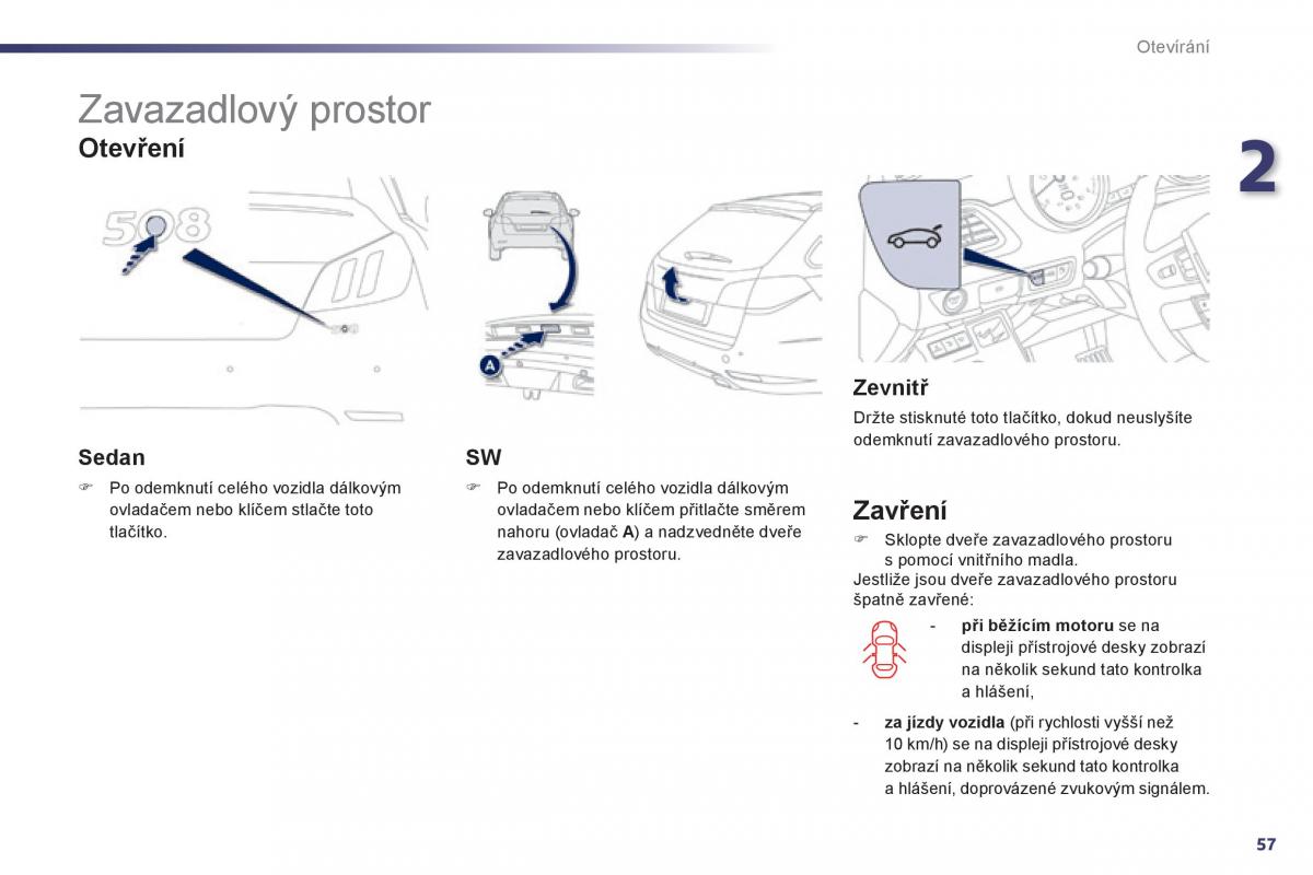 Peugeot 508 navod k obsludze / page 59