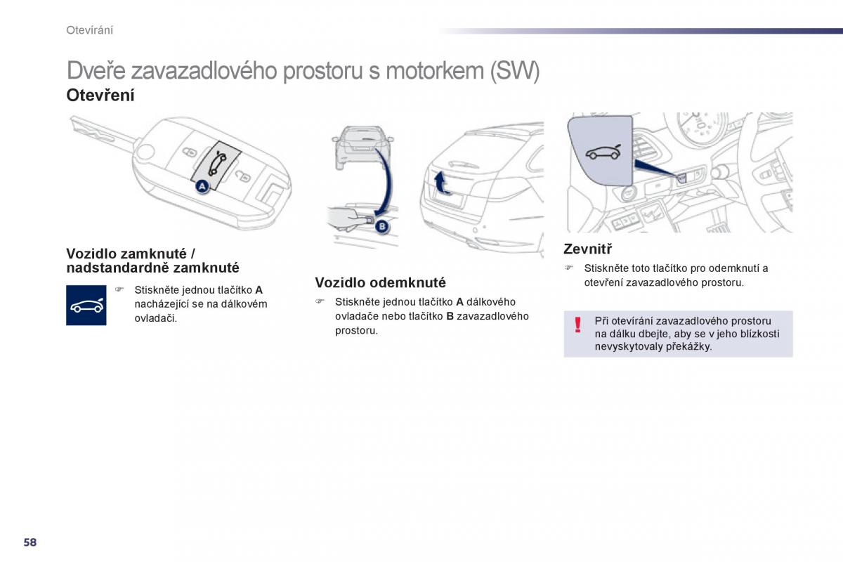 Peugeot 508 navod k obsludze / page 60