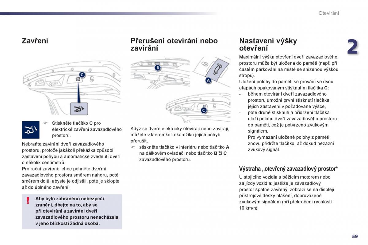 Peugeot 508 navod k obsludze / page 61