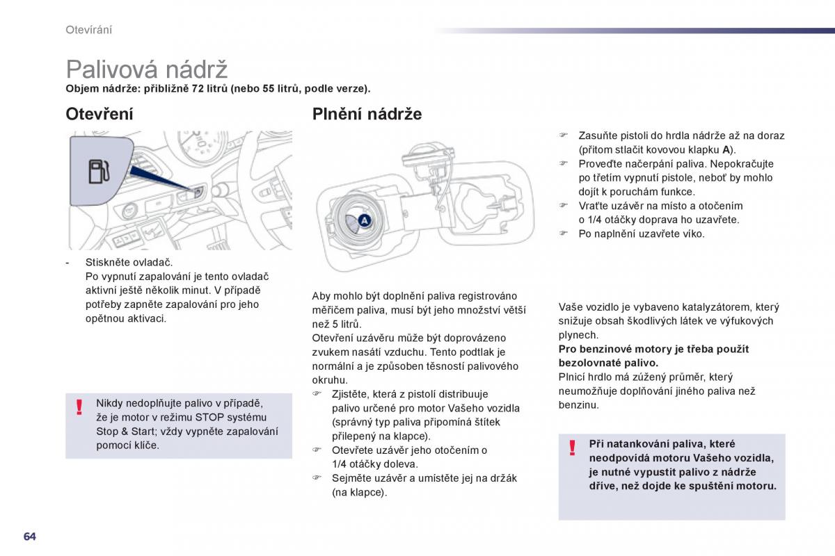 Peugeot 508 navod k obsludze / page 66