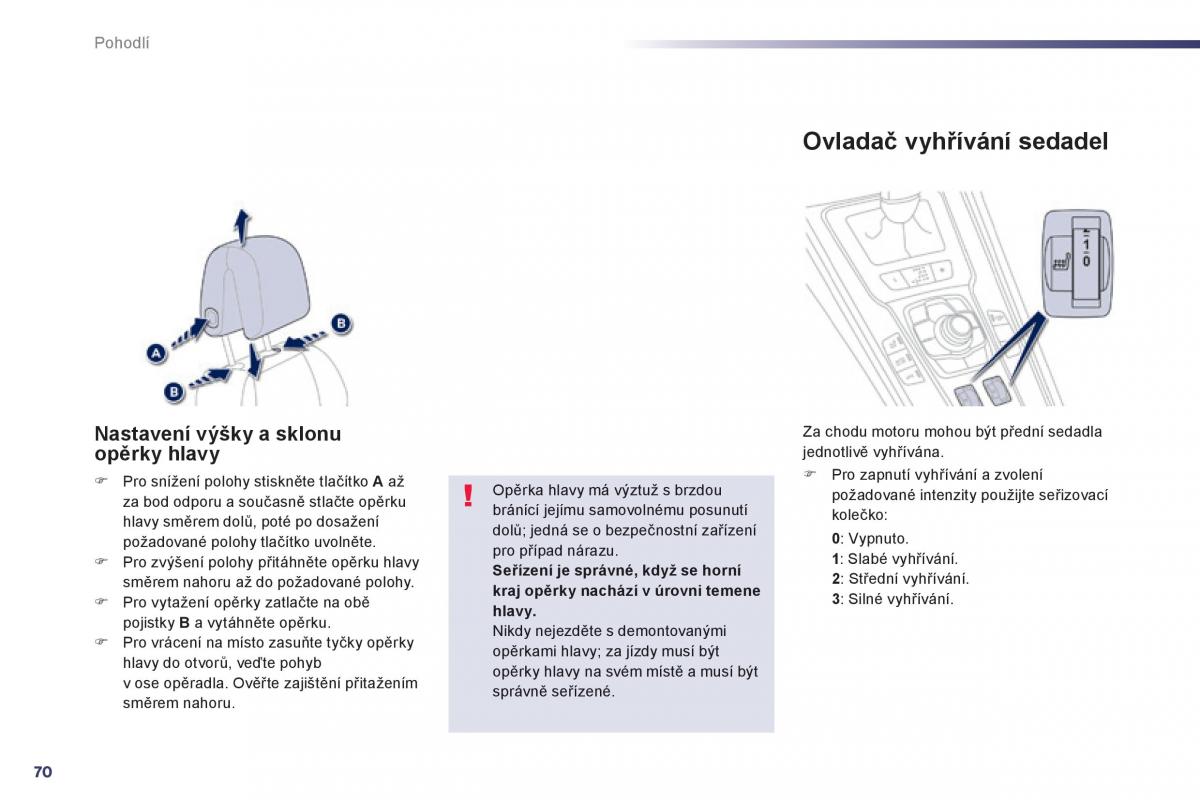 Peugeot 508 navod k obsludze / page 72