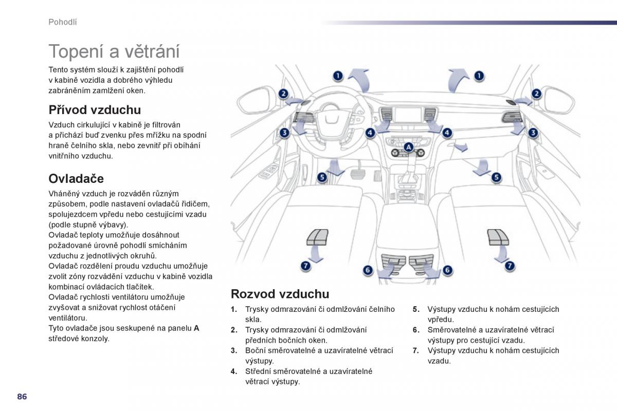 Peugeot 508 navod k obsludze / page 88