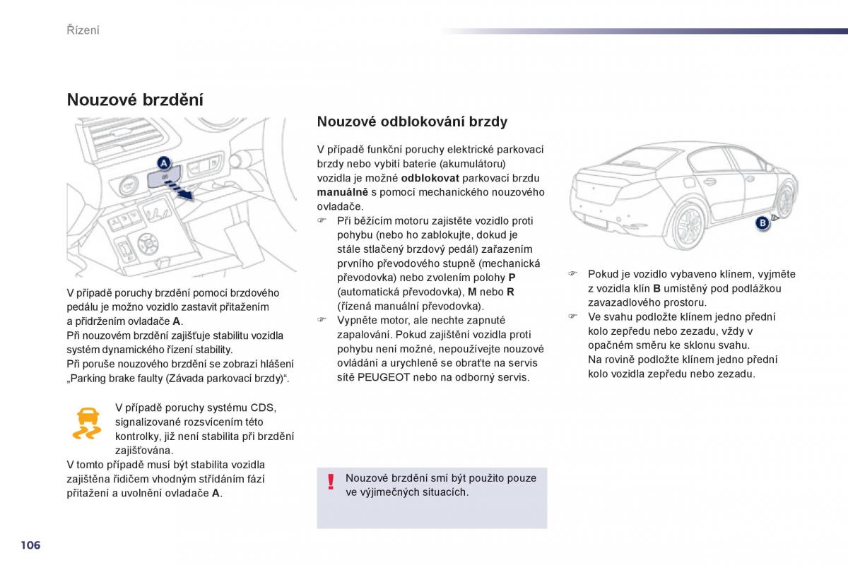 Peugeot 508 navod k obsludze / page 108