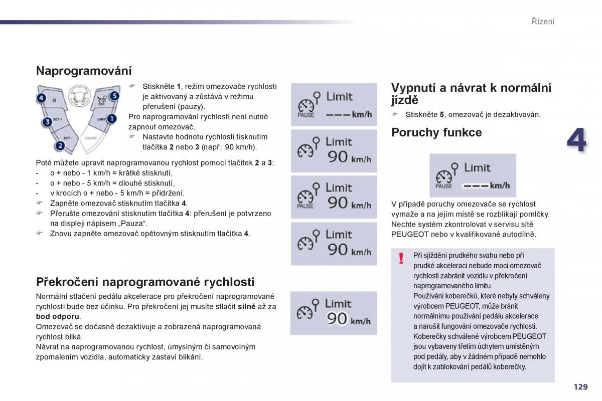 Peugeot 508 navod k obsludze / page 131