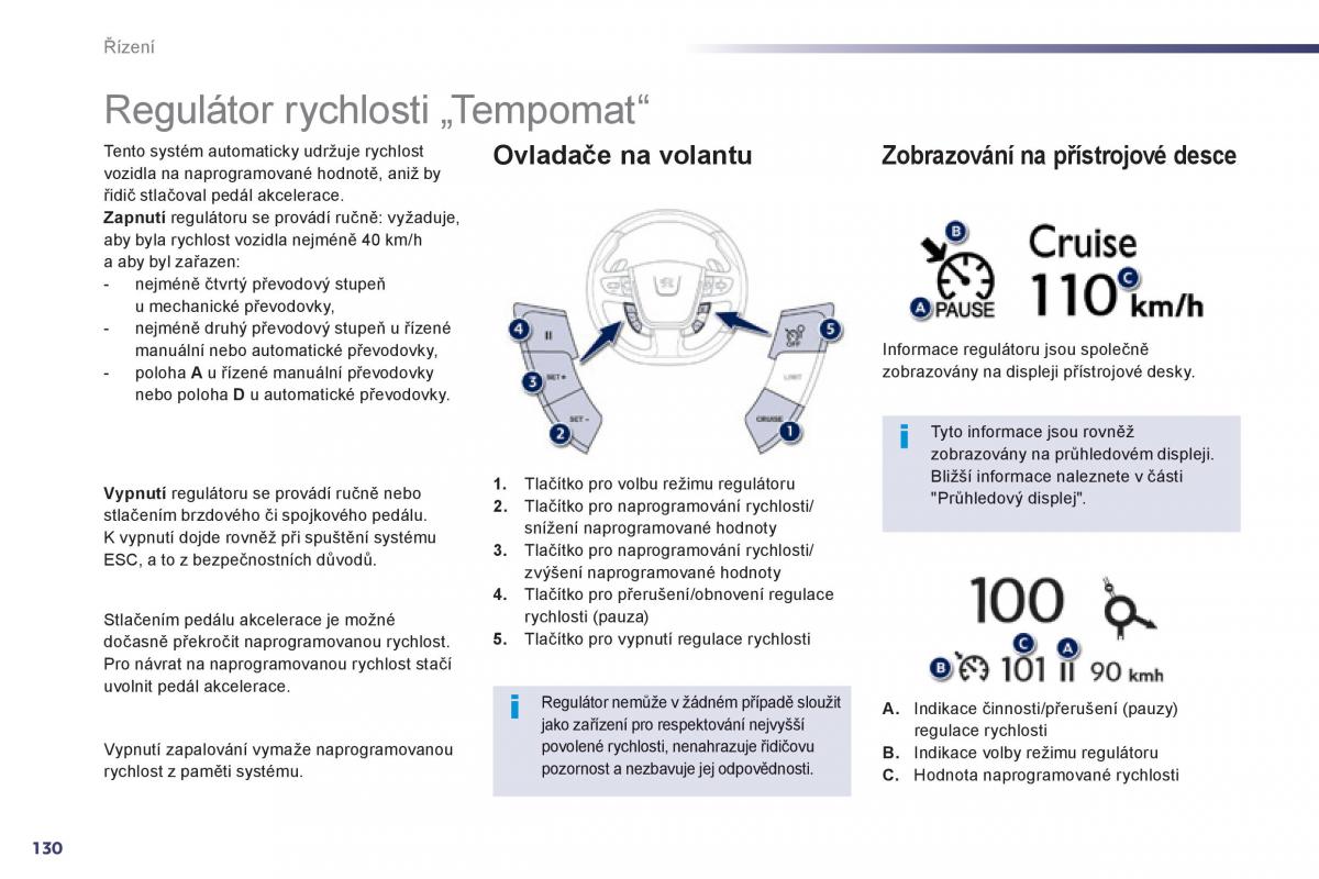 Peugeot 508 navod k obsludze / page 132