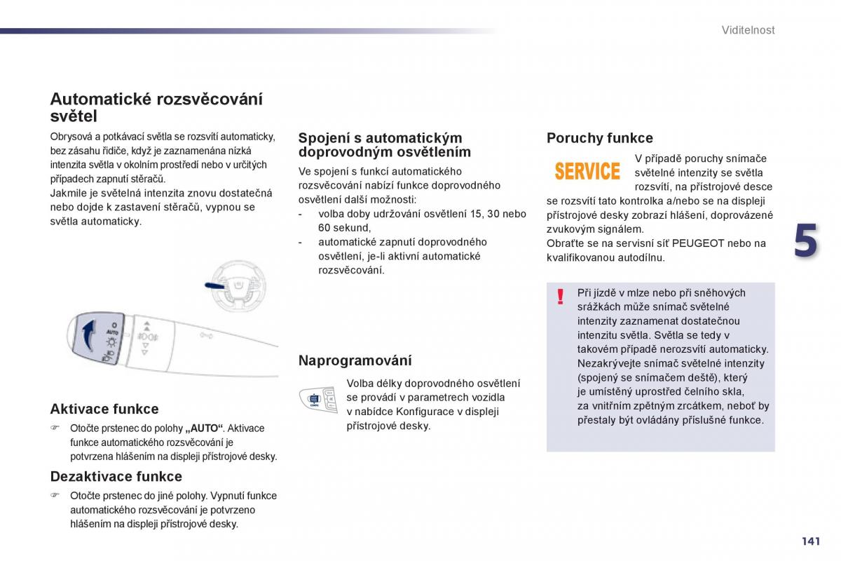 Peugeot 508 navod k obsludze / page 143