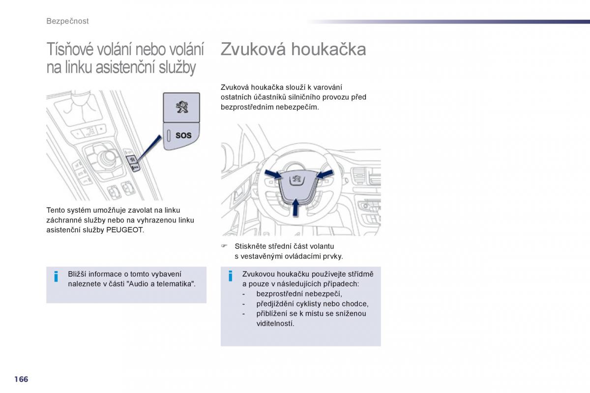 Peugeot 508 navod k obsludze / page 168