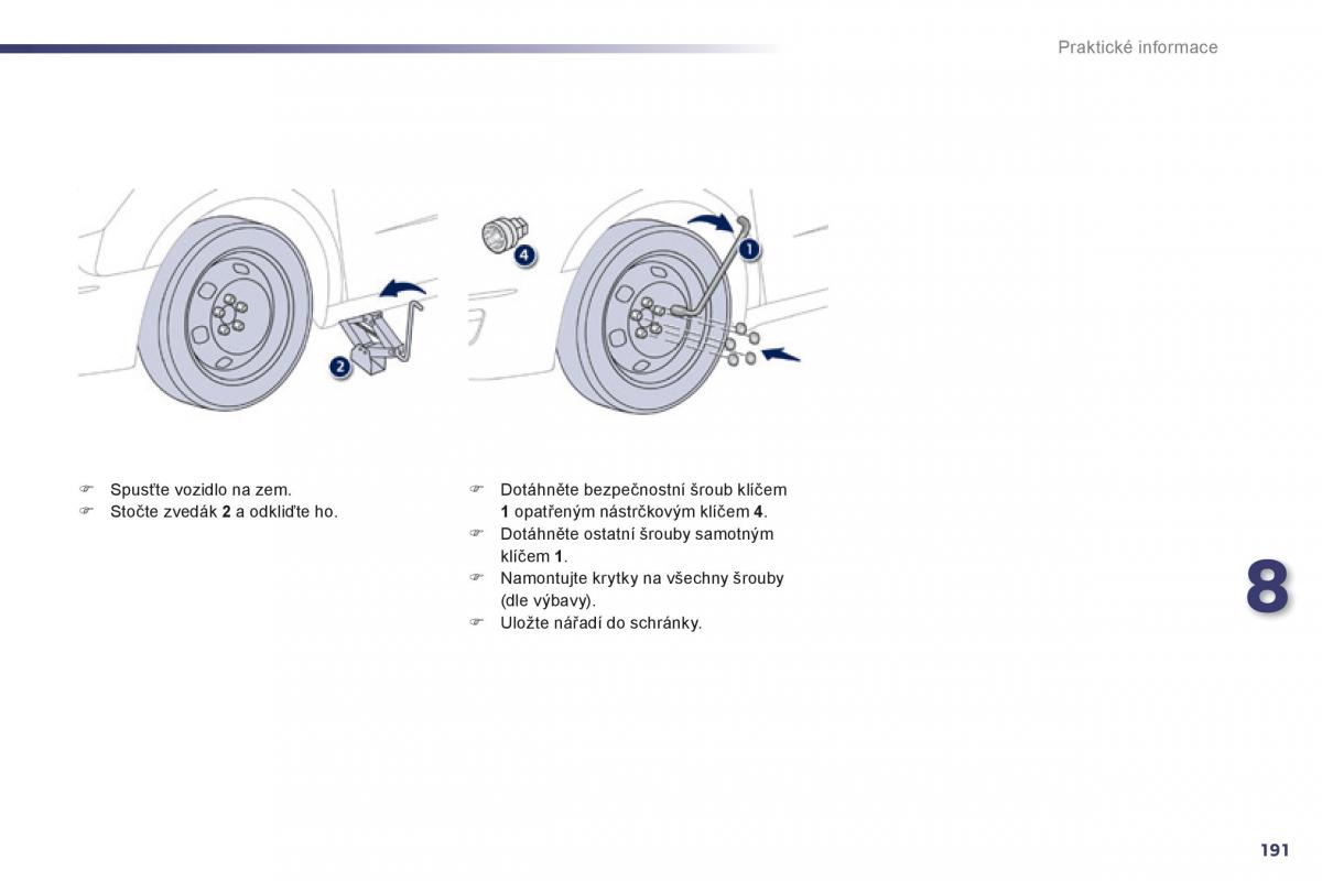 Peugeot 508 navod k obsludze / page 193