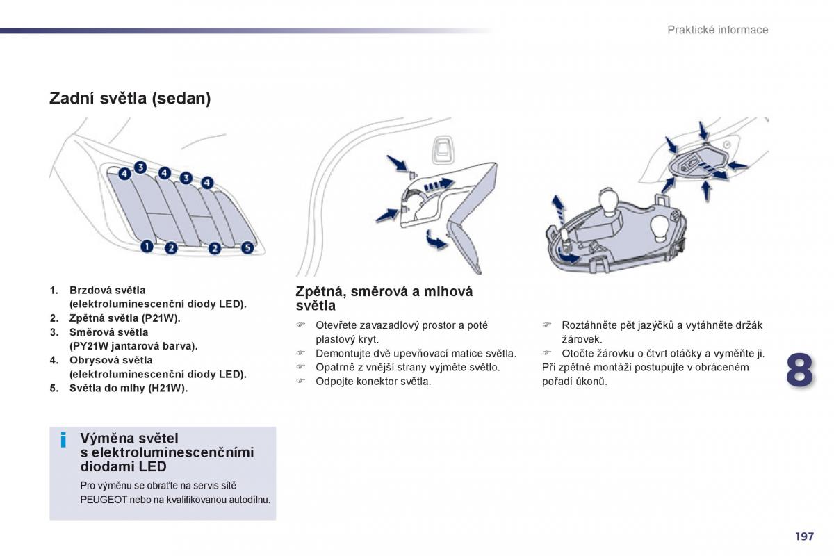 Peugeot 508 navod k obsludze / page 199