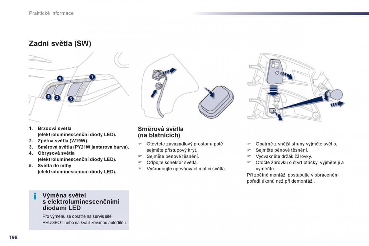 Peugeot 508 navod k obsludze / page 200