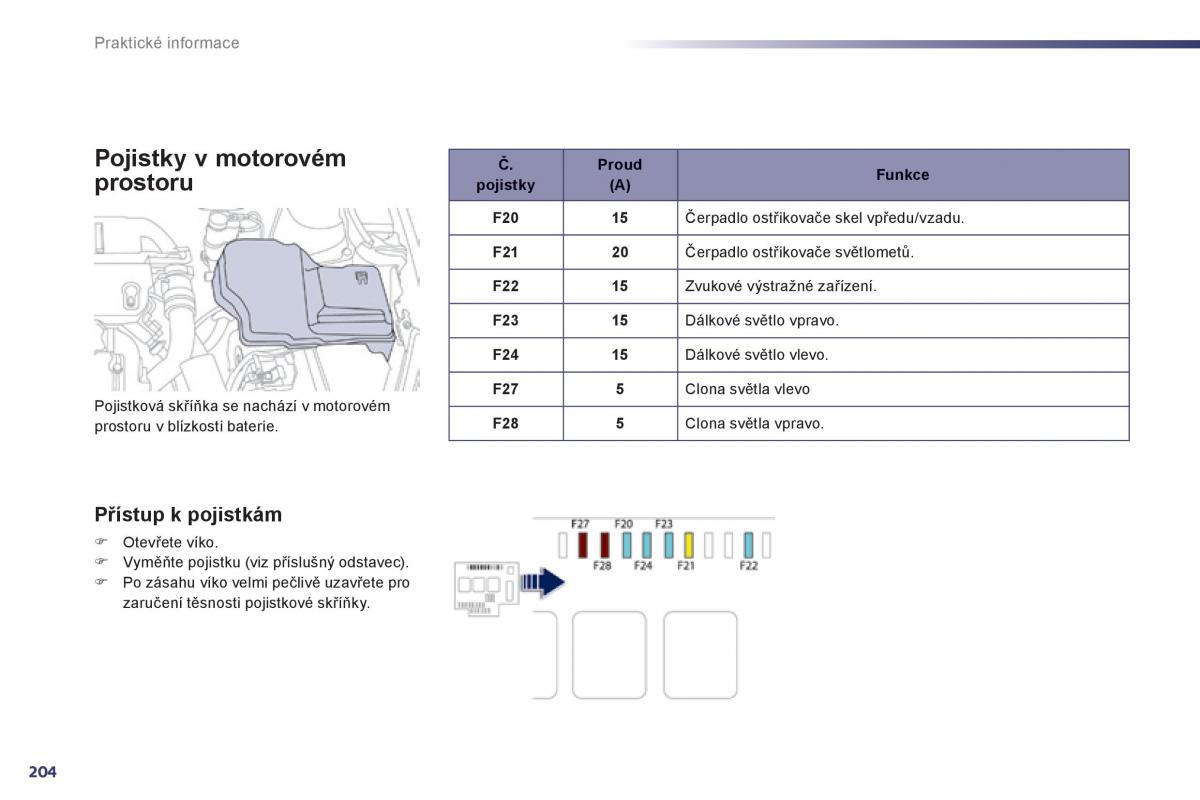 Peugeot 508 navod k obsludze / page 206