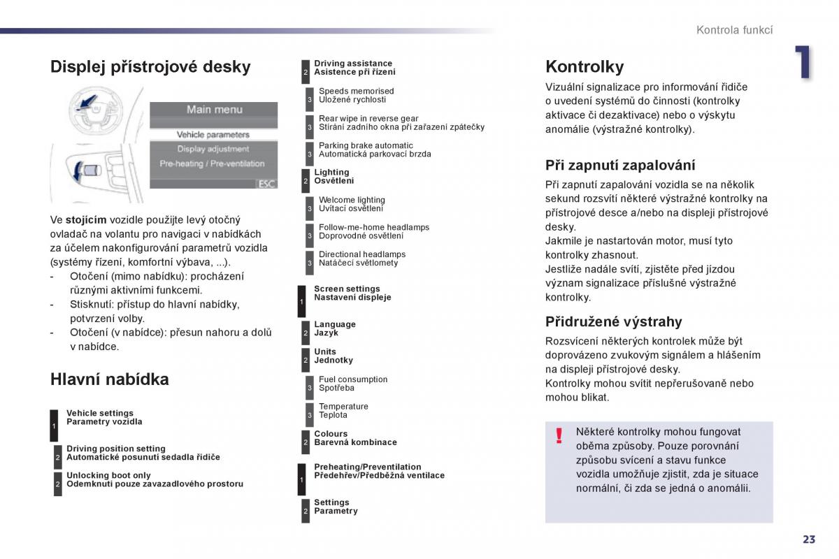 Peugeot 508 navod k obsludze / page 25