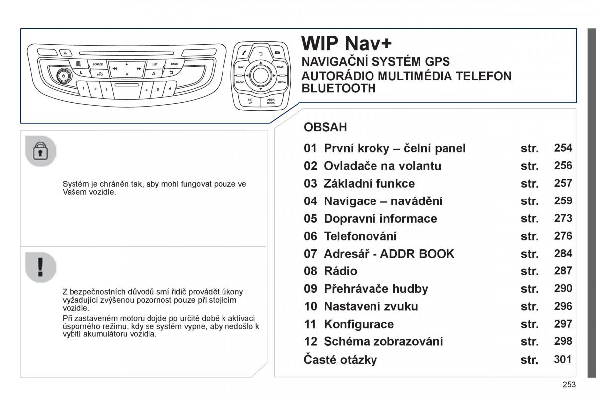 Peugeot 508 navod k obsludze / page 255