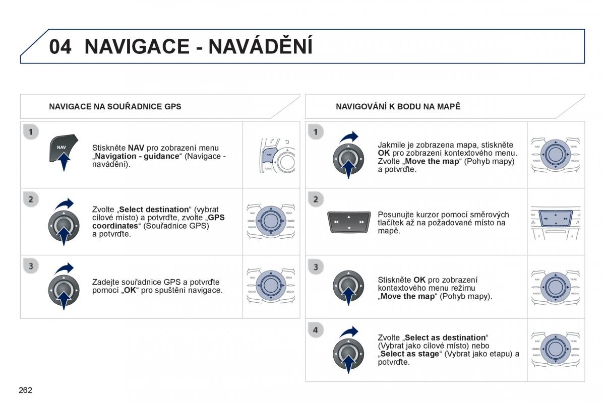 Peugeot 508 navod k obsludze / page 264