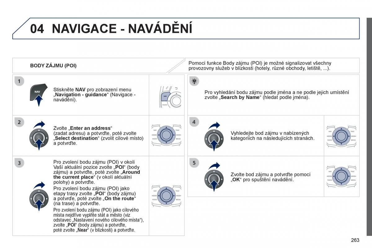 Peugeot 508 navod k obsludze / page 265