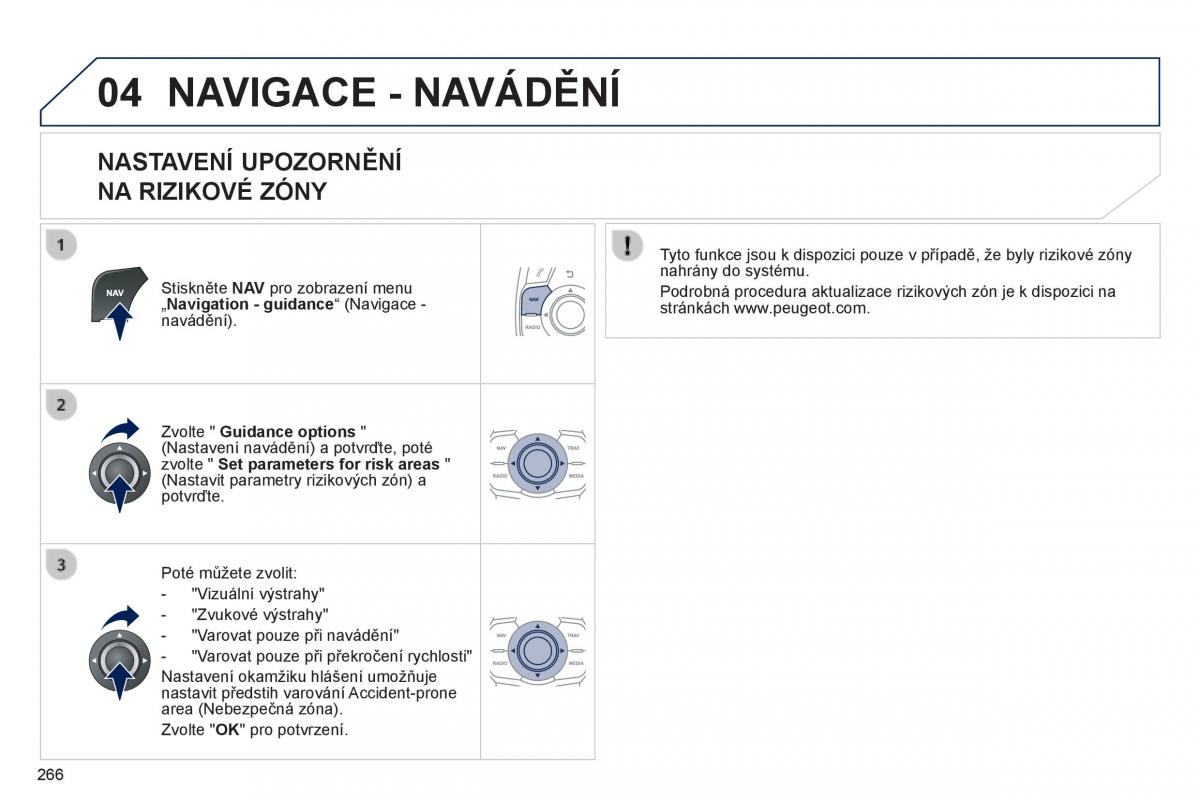 Peugeot 508 navod k obsludze / page 268