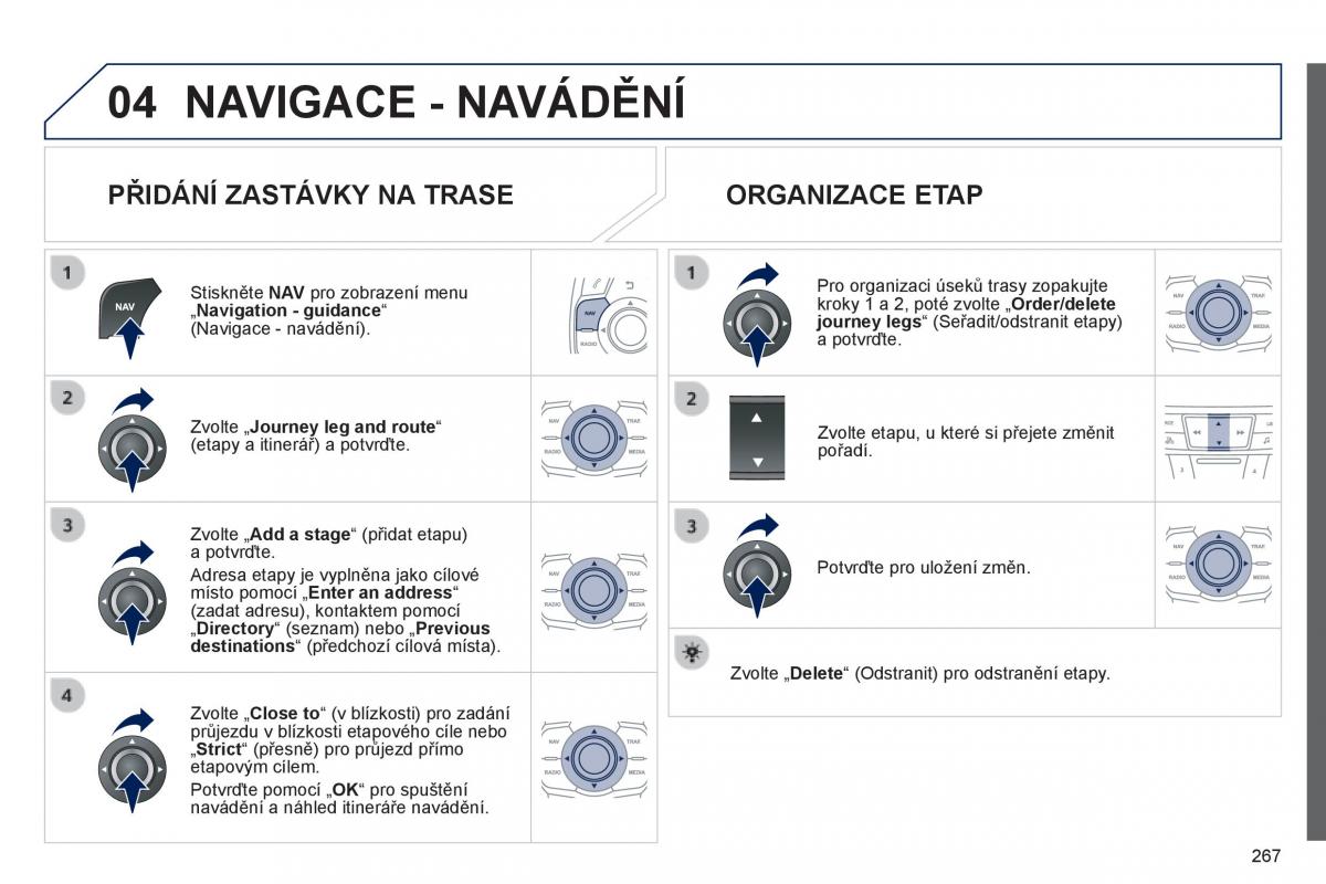 Peugeot 508 navod k obsludze / page 269