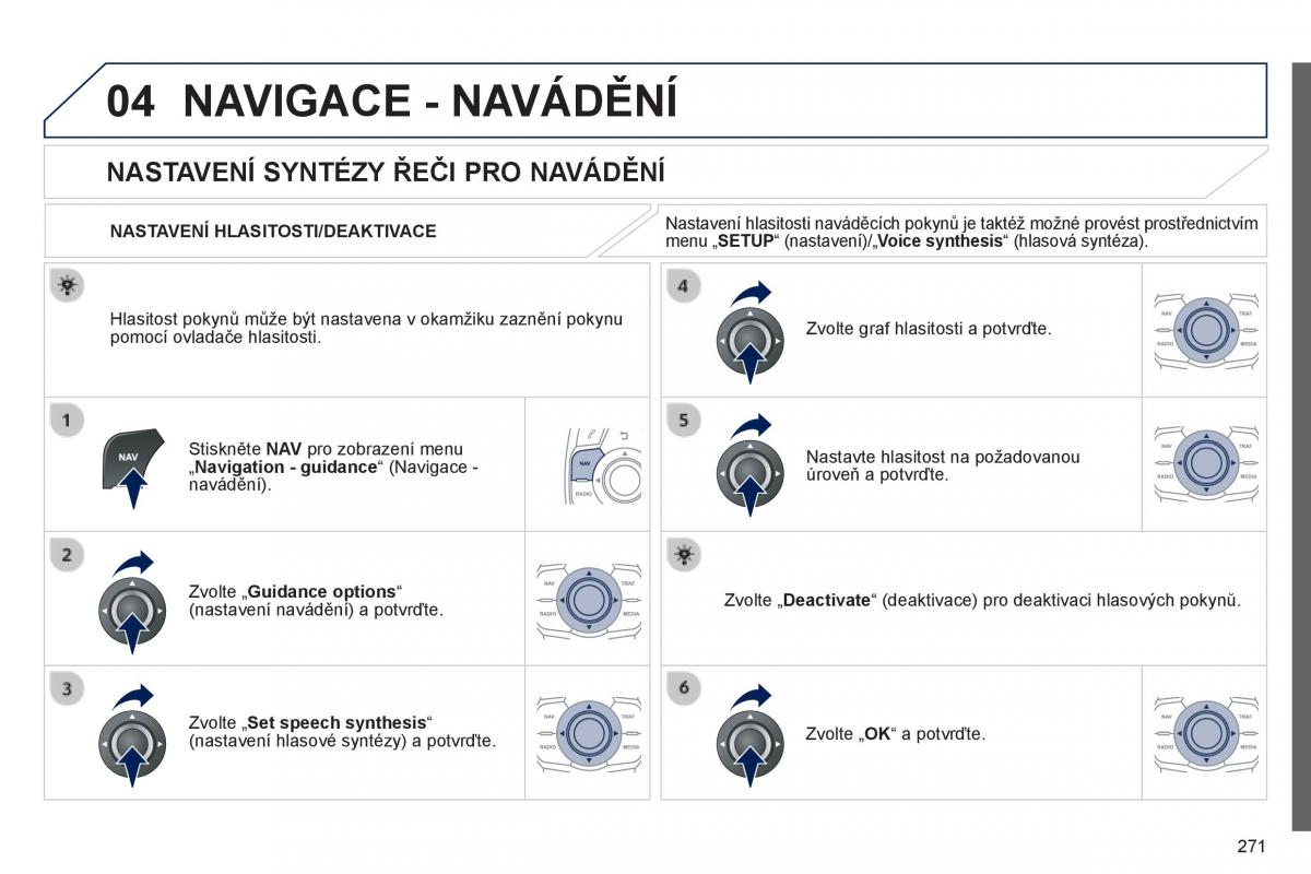 Peugeot 508 navod k obsludze / page 273