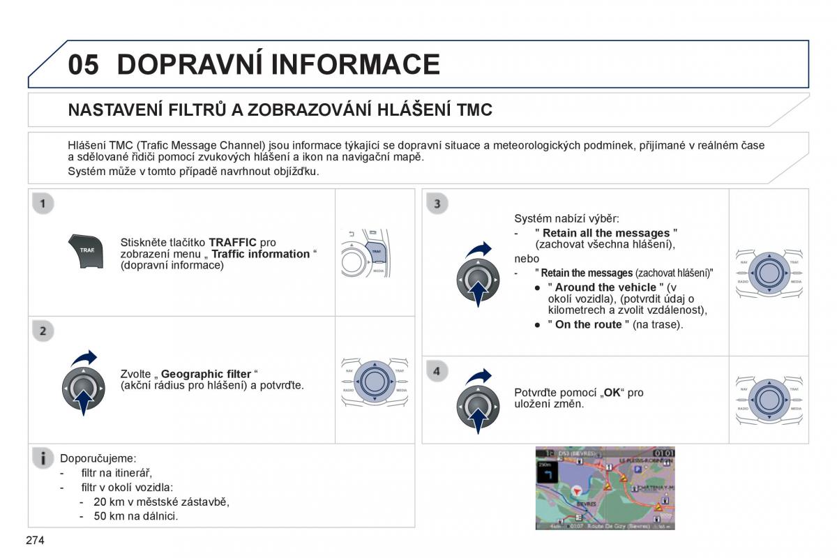 Peugeot 508 navod k obsludze / page 276