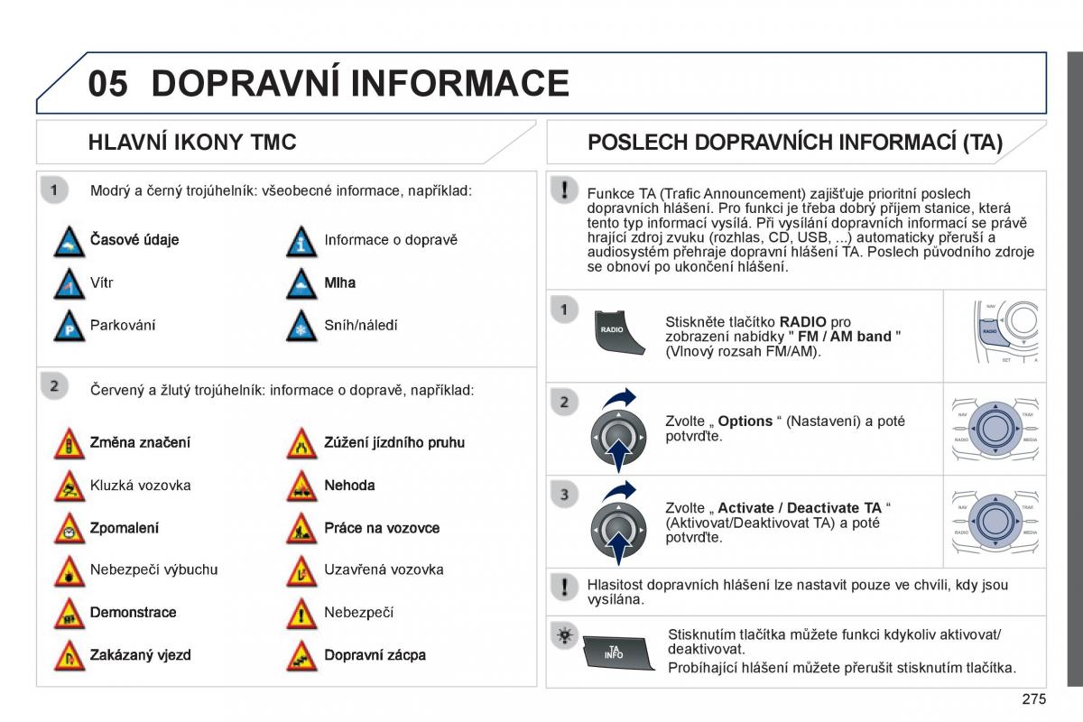 Peugeot 508 navod k obsludze / page 277