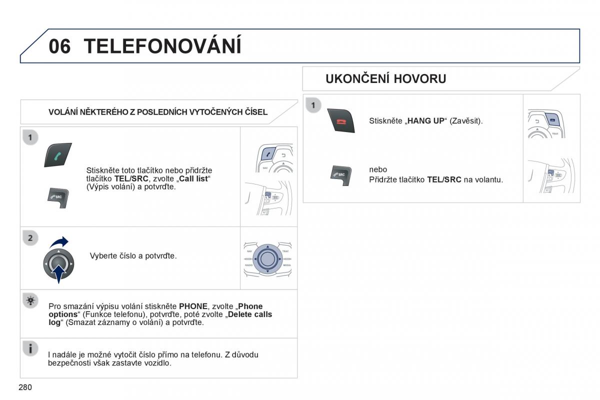 Peugeot 508 navod k obsludze / page 282