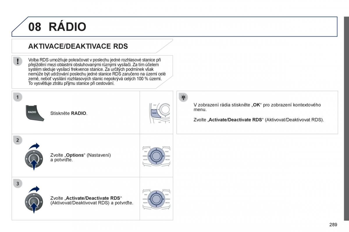 Peugeot 508 navod k obsludze / page 291