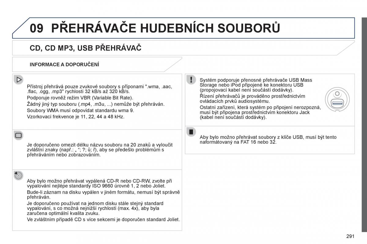 Peugeot 508 navod k obsludze / page 293