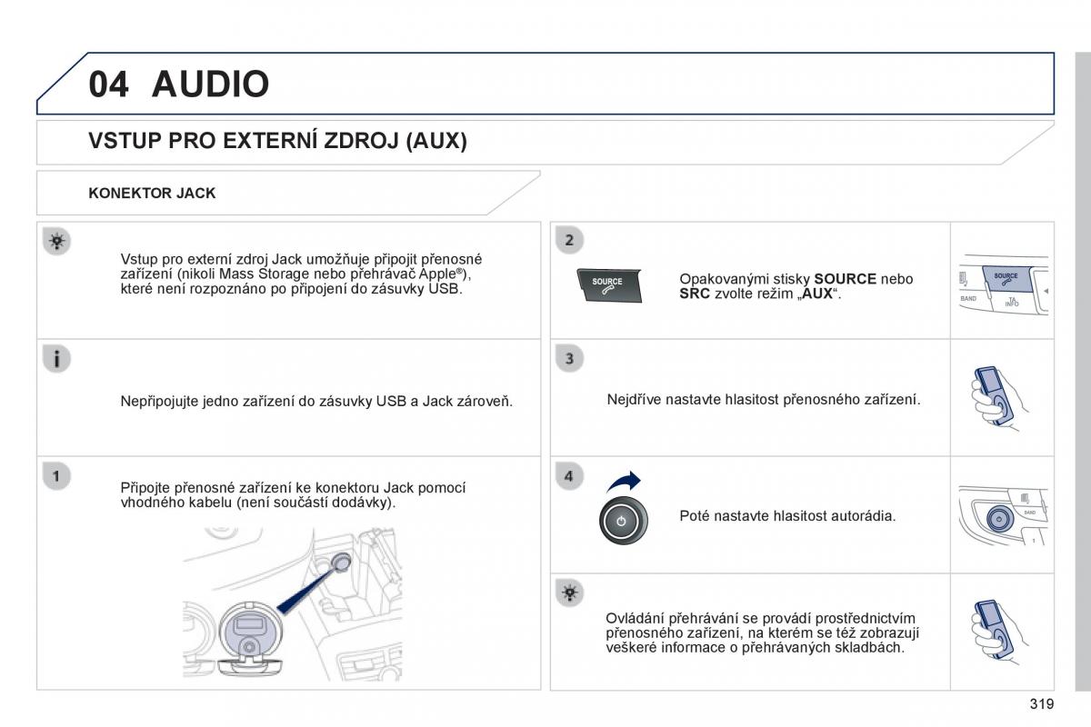 Peugeot 508 navod k obsludze / page 321