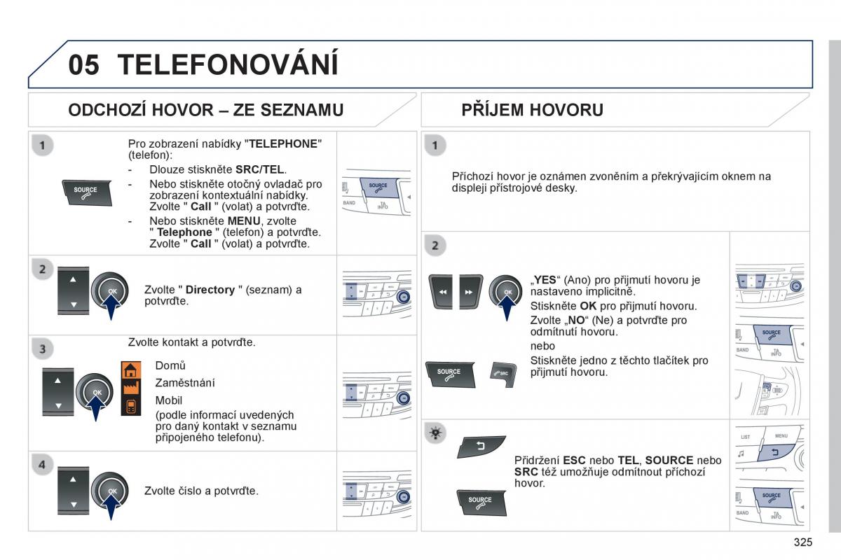 Peugeot 508 navod k obsludze / page 327