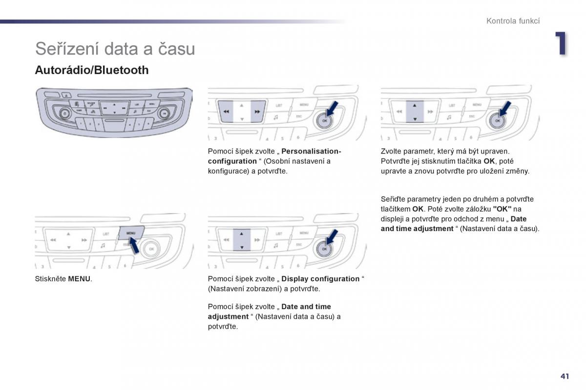 Peugeot 508 navod k obsludze / page 43