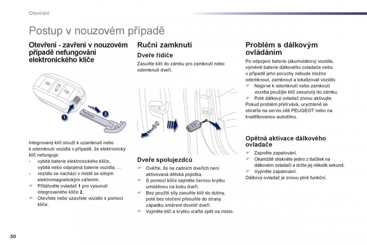 Peugeot 508 navod k obsludze / page 52