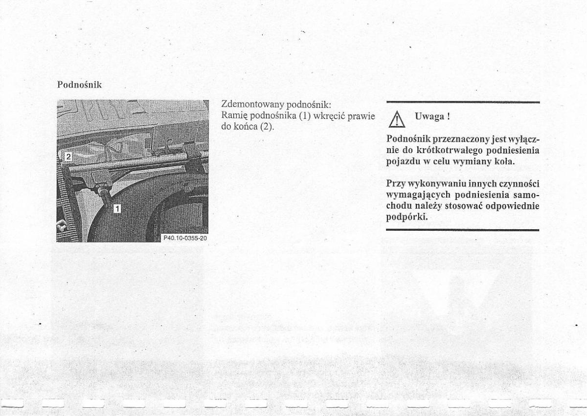 Mercedes Benz CLK W208 instrukcja obslugi / page 26