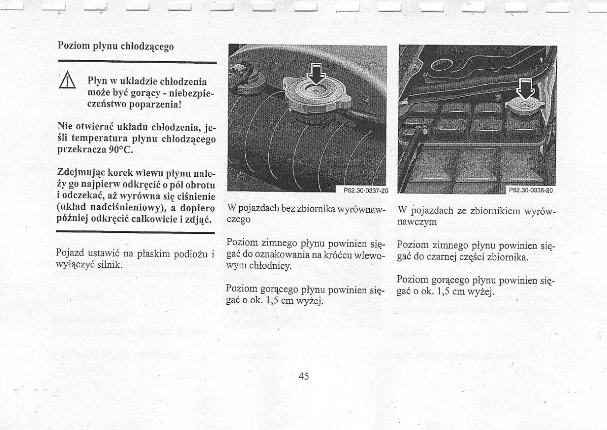 Mercedes Benz CLK W208 instrukcja obslugi / page 47