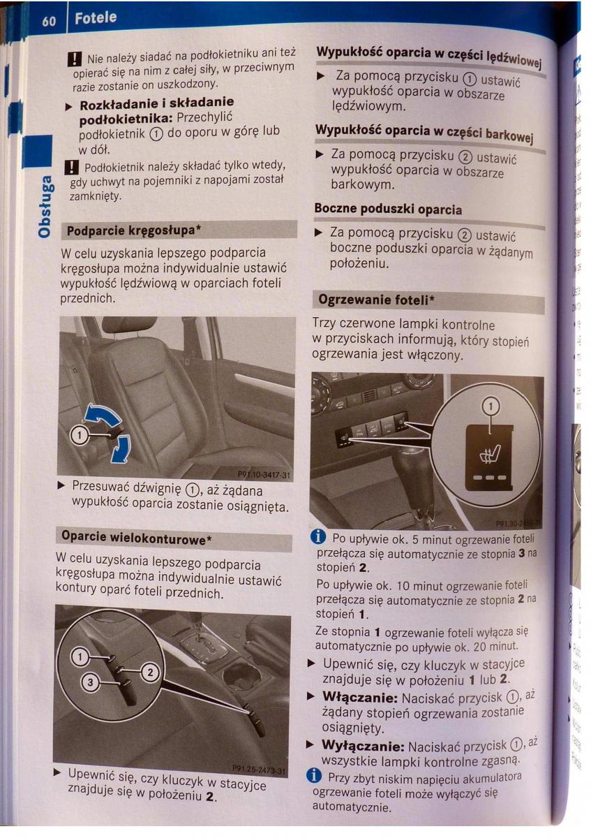 Mercedes Benz B Class W245 instrukcja obslugi / page 61