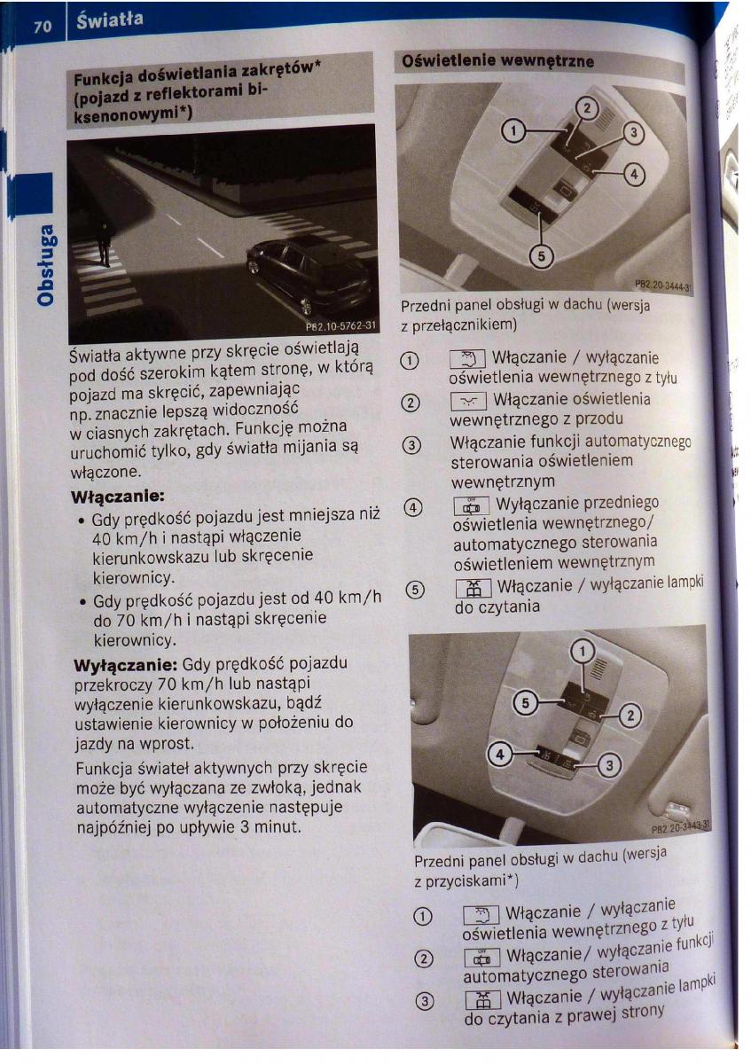 Mercedes Benz B Class W245 instrukcja obslugi / page 71