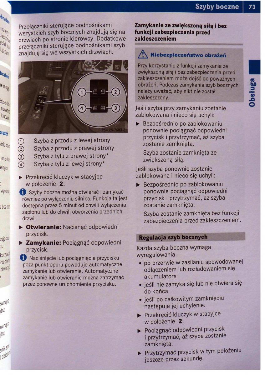 Mercedes Benz B Class W245 instrukcja obslugi / page 74