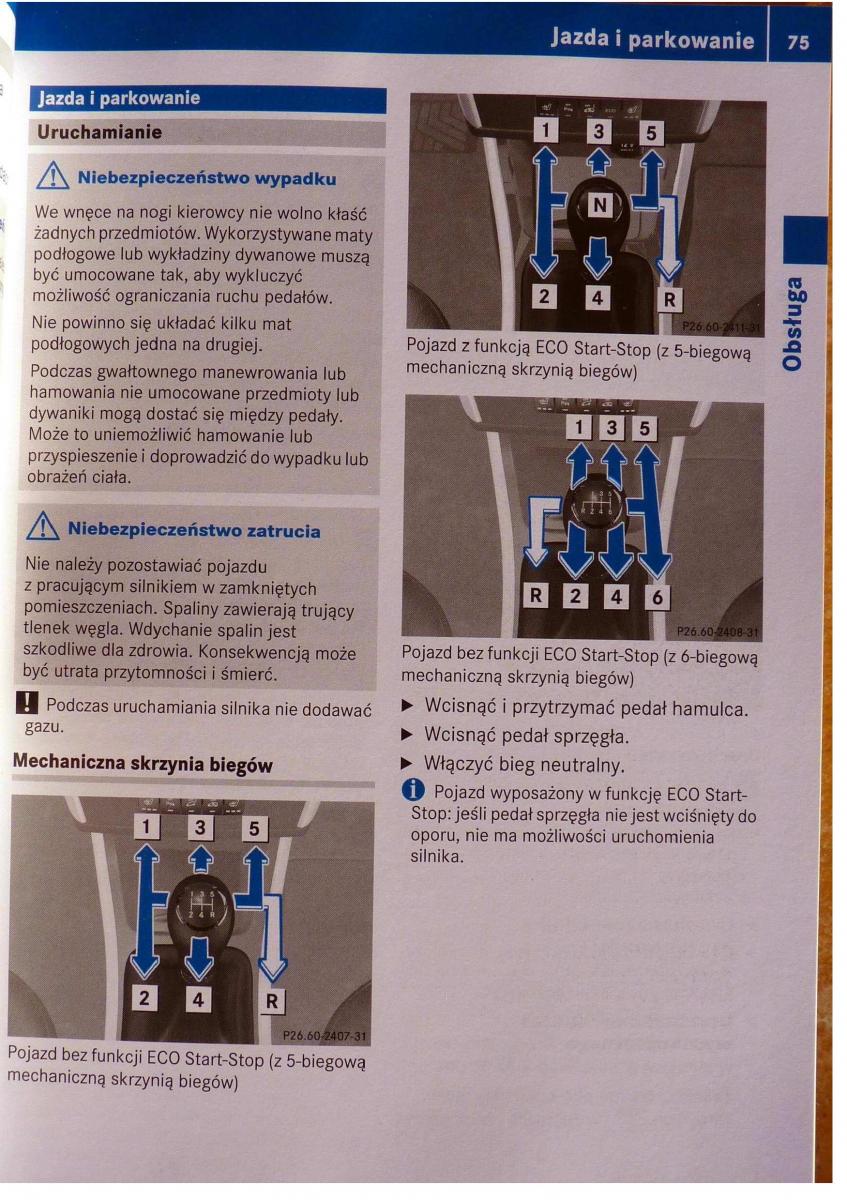 Mercedes Benz B Class W245 instrukcja obslugi / page 76