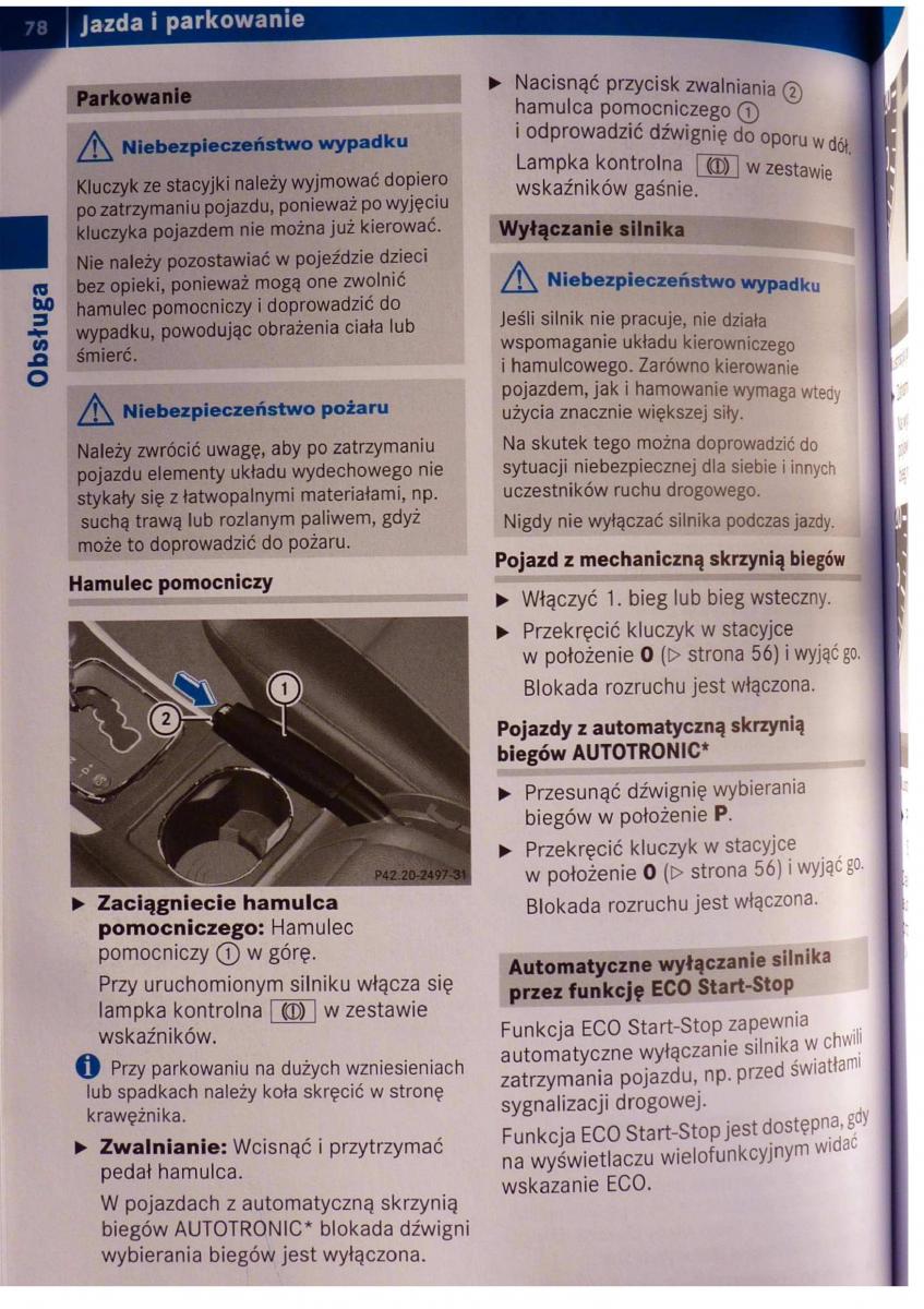 Mercedes Benz B Class W245 instrukcja obslugi / page 79