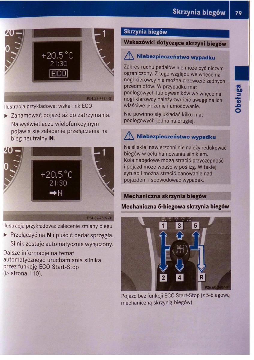 Mercedes Benz B Class W245 instrukcja obslugi / page 80