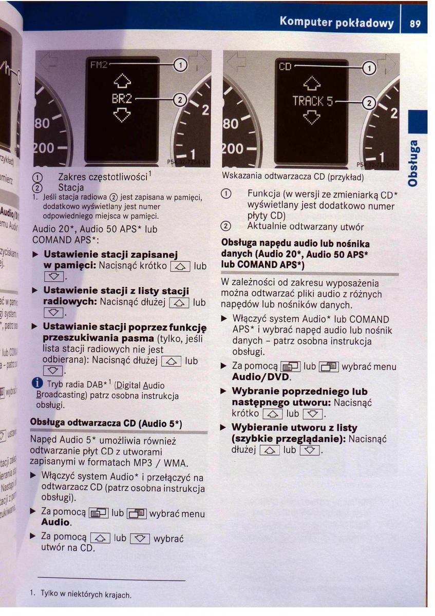 Mercedes Benz B Class W245 instrukcja obslugi / page 90