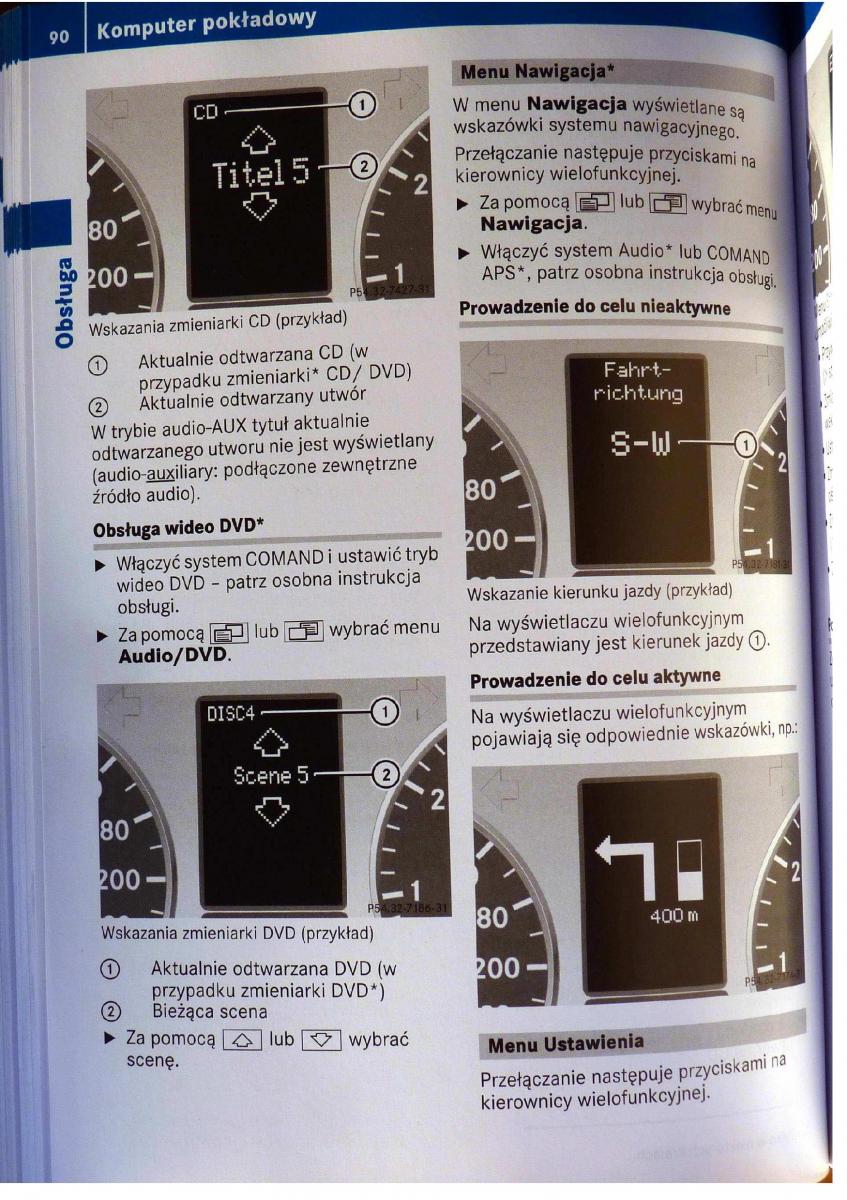 Mercedes Benz B Class W245 instrukcja obslugi / page 91